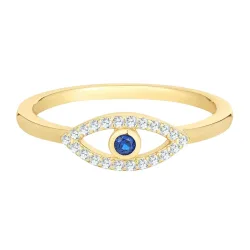 Glanzstücke München - Femme Bague Œil omniscient, 48, Gold