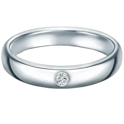 Trilani Ring aus Sterling Silber in silber mit Zirkonia Ringe 1 ct Damen