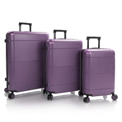 Heys Zen 4 Rollen Kofferset 3-teilig mit Dehnfalte Reisetaschen 1 ct Blau Herren