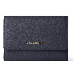 Lazarotti Bologna Leather Geldbörse Leder 14 cm Portemonnaies 1 ct Schwarz Damen