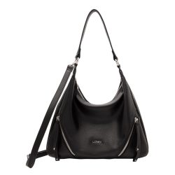 L.CREDI Priscilla Schultertasche Handtaschen 1 ct Schwarz Damen
