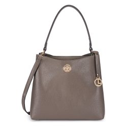 L.CREDI Sarine Schultertasche Handtaschen 1 ct Grau Damen