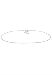 Elli - Halskette Choker Figaro Basic Blogger, 36cm, Silber