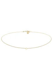 Elli Basic Stern Astro Choker 925 Sterling Silber Ketten 1 ct Damen