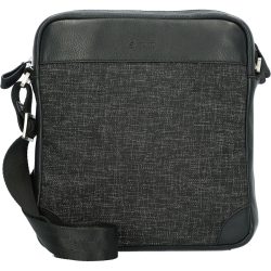 Esquire Recycled life Umhängetasche Accessoire-Trend für Herbst & Winter 2024 1 ct Schwarz Herren