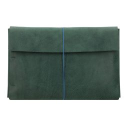 Harold's Keeper Laptophülle Leder 37.5 cm Laptoptaschen 1 ct Grün Herren