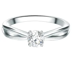 Trilani Ring Sterling Silber Zirkonia in Silber Ringe 1 ct Damen