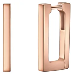 Glanzstücke München Creolen aus Sterling Silber in roségold Rabattaktion 1 ct Damen