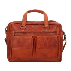 Spikes & Sparrow Aktentasche Leder 41 cm Laptopfach Laptoptaschen 1 ct Coral Herren