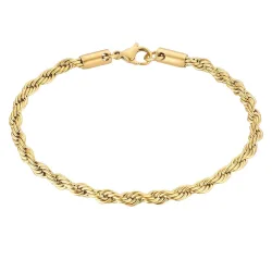 True Rebels Armband aus Edelstahl in gelbgold Armbänder & Armreife 1 ct Herren