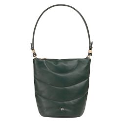 DuDu Barbara Schultertasche Accessoire-Trend für Herbst & Winter 2024 1 ct Grün Damen