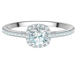 Trilani Ring aus Sterling Silber in silber mit Zirkonia Ringe 1 ct Damen