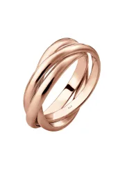 Elli Basic Wickelring Klassisches Design 925 Silber Ringe 1 ct Damen