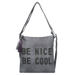 Taschendieb Wien Paniglgasse Schultertasche Handtaschen 1 ct Grau Damen