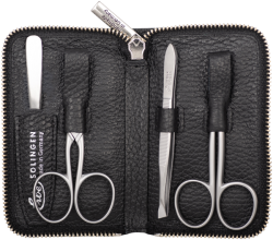 ERBE Inox Reißverschluß-Etui Schwarz Nägel kürzen 1 ct