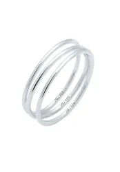 Elli - Ring Wickelring Filigran Blogger Trend, 56mm, Silber