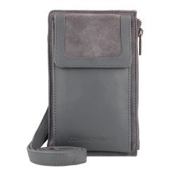 Cowboysbag Seventies Suede Handytasche Leder 12.5 cm Handtaschen 1 ct Grau Damen
