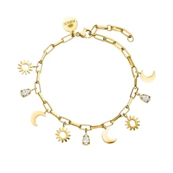 Purelei Day n Night Armband 100% Edelstahl Armbänder & Armreife 1 ct Hellbraun