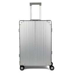 Aleon Traveler 4-Rollen Trolley 67 cm mit Kleidersack Reisetaschen 1 ct Grau Herren