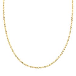 Glanzstücke München Halskette aus Sterling Silber in gelbgold Ketten 1 ct Damen