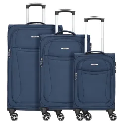 NOWI Edinburgh 4 Rollen Kofferset 3-teilig Reisetaschen 1 ct Violett Herren