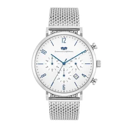 Rhodenwald & Söhne Armband-Uhr Arakon aus Edelstahl in silber Uhren 1 ct Herren