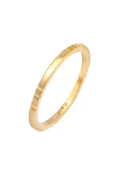 Elli Stapelring Bandring Schmal Trend 925 Silber Ringe 1 ct Damen