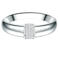Trilani Ring Sterling Silber Zirkonia in Silber Ringe 1 ct Damen