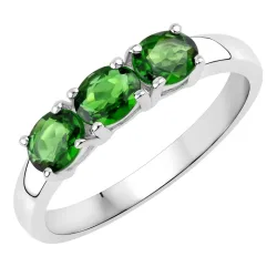 Rafaela Donata Ring Sterling Silber Chromdiopsid in Silber Ringe 1 ct Damen