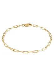 Elli Glieder Oval Basic Chunky Chains Optik 925 Silber Armbänder & Armreife 1 ct Damen