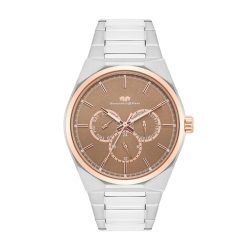 Rhodenwald & Söhne Armband-Uhr Cooledge aus Edelstahl in roségold/silber Uhren 1 ct Herren