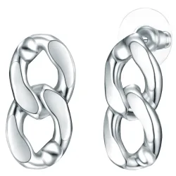 Lulu & Jane Ohrhänger Metall-Legierung in Silber Ohrringe 1 ct Damen