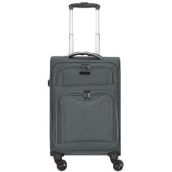 d & n Travel Line 9204 4 Rollen Kabinentrolley 55 cm Reisetaschen 1 ct Grau Herren