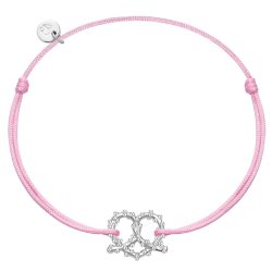 Glanzstücke München Armband Herz-Breze aus Sterling Silber in Silber Armbänder & Armreife 1 ct Damen