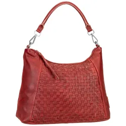 FREDsBRUDER Calm Weave Schultertasche Handtaschen 1 ct Coral Damen