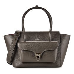 Coccinelle Double Beat Schultertasche Handtaschen 1 ct Grau Damen