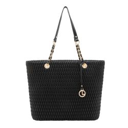 L.CREDI Roxanne Shopper Handtaschen 1 ct Schwarz Damen