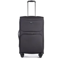 Stratic Bendigo Light Plus 4-Rollen Trolley 72 cm Laptopfach Reisetaschen 1 ct Schwarz Herren