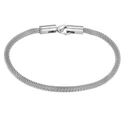 True Rebels Armband aus Edelstahl in silber Armbänder & Armreife 1 ct Herren