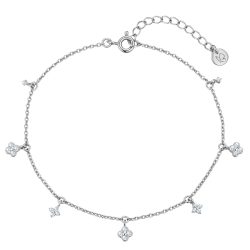 Glanzstücke München Armband aus Sterling Silber in silber mit Zirkonia Armbänder & Armreife 1 ct Damen
