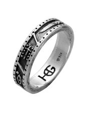 Haze & Glory Bandring - Foresight 925 Silber Ringe 1 ct Herren