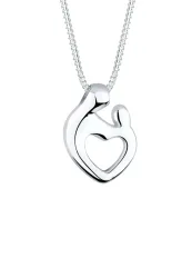 Elli Mutter & Kind Verbundenheit 925 Sterling Silber Ketten 1 ct Damen
