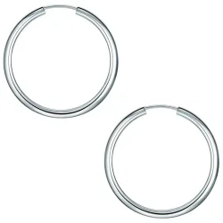 Rafaela Donata Creolen Sterling Silber in Silber Ohrringe 1 ct Damen
