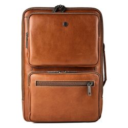 Jekyll & Hide Business-Rucksack RFID Schutz Leder 43 cm Laptopfach Reisetaschen 1 ct Braun Herren