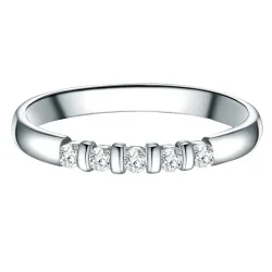 Trilani Ring Sterling Silber Zirkonia in Silber Ringe 1 ct Damen