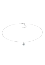 Elli Solitär Venezianerkette 925 Silber, mit Kristallen von Swarovski® Ketten 1 ct Damen