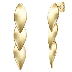 Glanzstücke München - Ohrhänger, 38mm, Gold