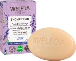 Weleda Shower Bar Feste Duschpflege Lavender + Vetiver Seife 75 g