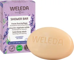 Weleda Shower Bar Feste Duschpflege Lavender + Vetiver Seife 75 g