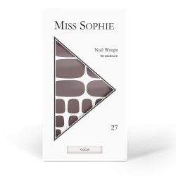 Miss Sophie Nail Wraps for pedicure Nageldesign 1 ct Cocoa